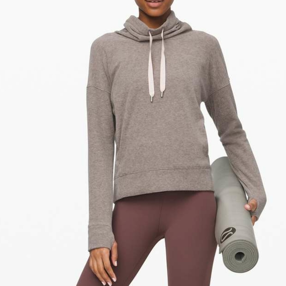 Lululemon Go Forward Pullover Heathered Pink Bliss - Picture 1 of 12